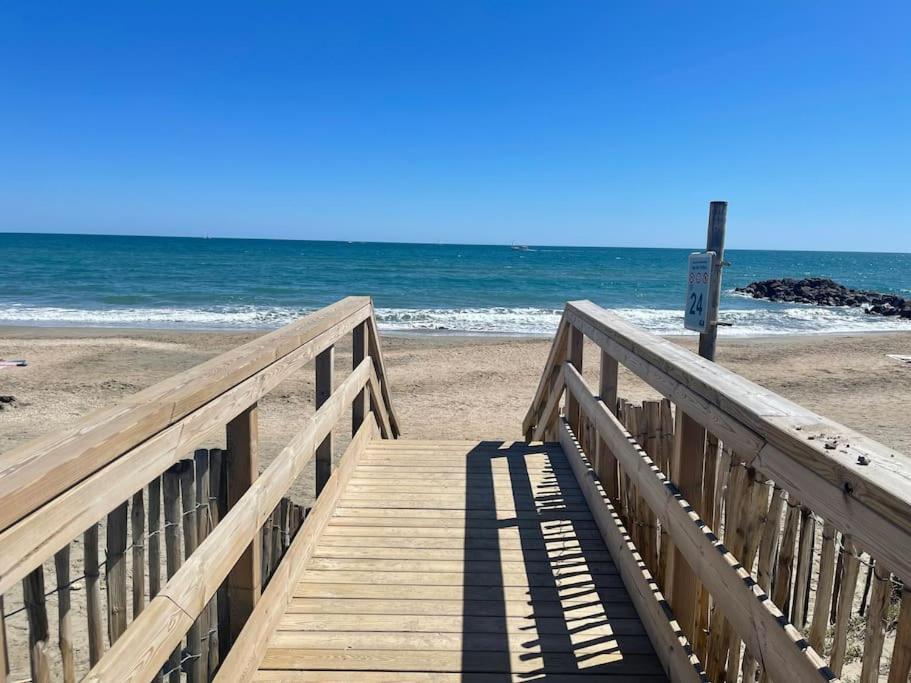 Appart Frontignan Sur La Plage, Piscine, Wifi, Tv, Netflix Kültér fotó